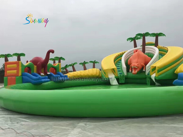 Inflatable water park